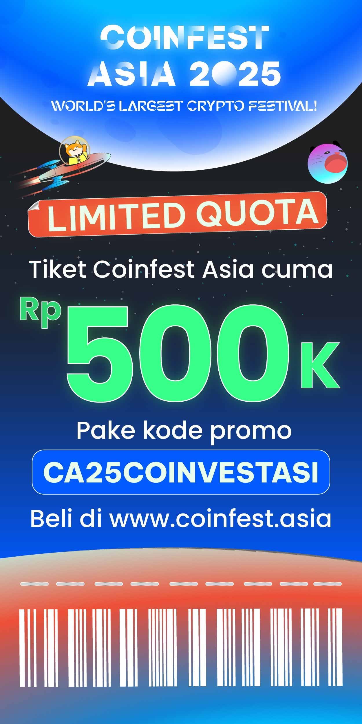 Coinvestasi Ads Promo Coinfest Asia 2025